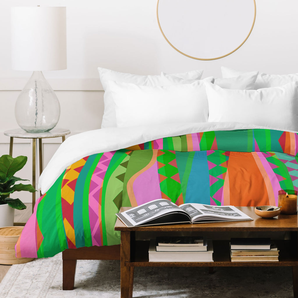 Mirimo Bazaar Brazil Green Duvet Cover