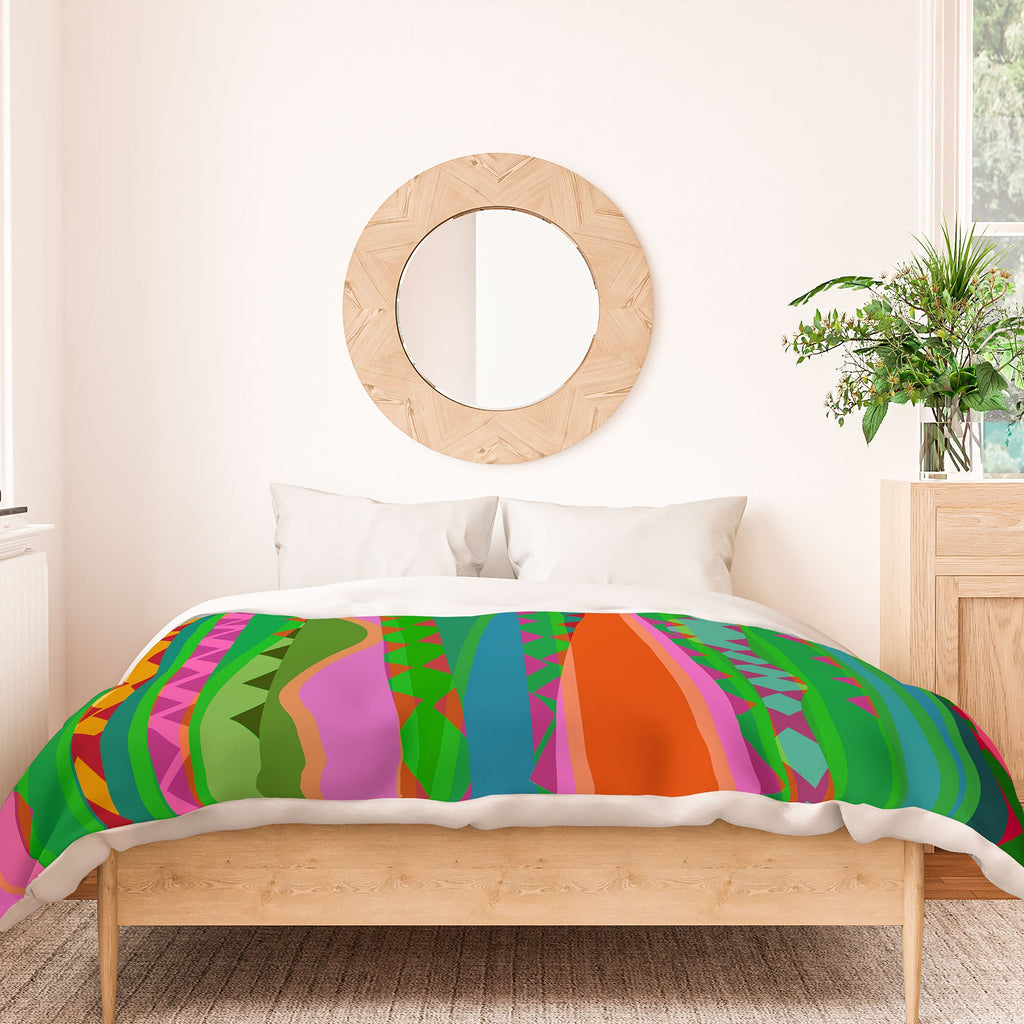 Mirimo Bazaar Brazil Green Duvet Cover