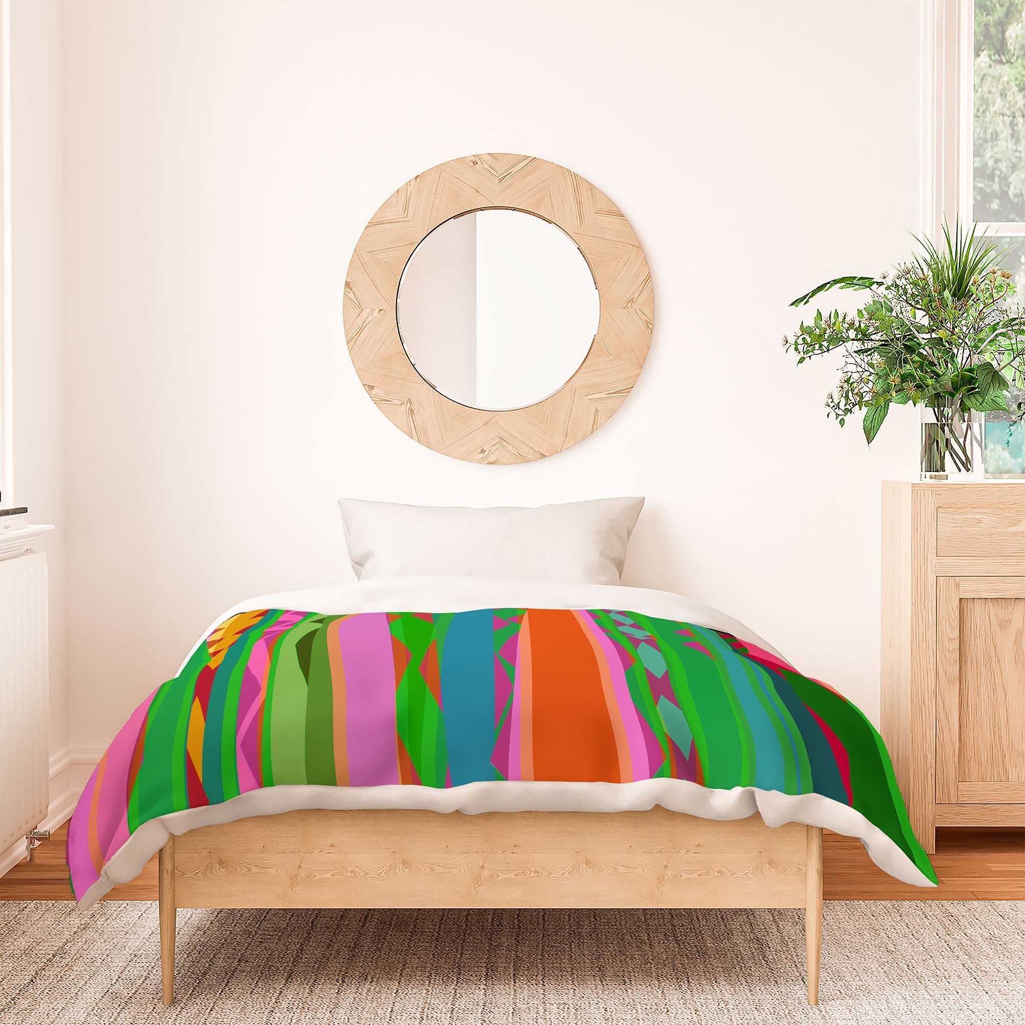Mirimo Bazaar Brazil Green Duvet Cover