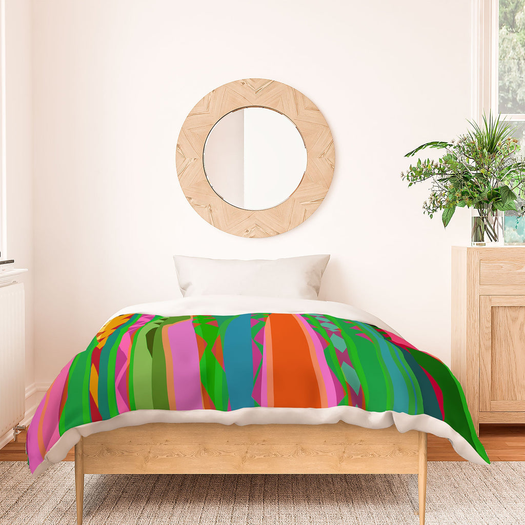 Mirimo Bazaar Brazil Green Duvet Cover
