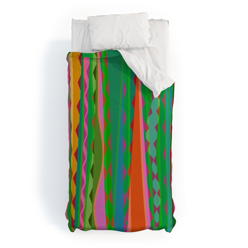 Mirimo Bazaar Brazil Green Duvet Cover