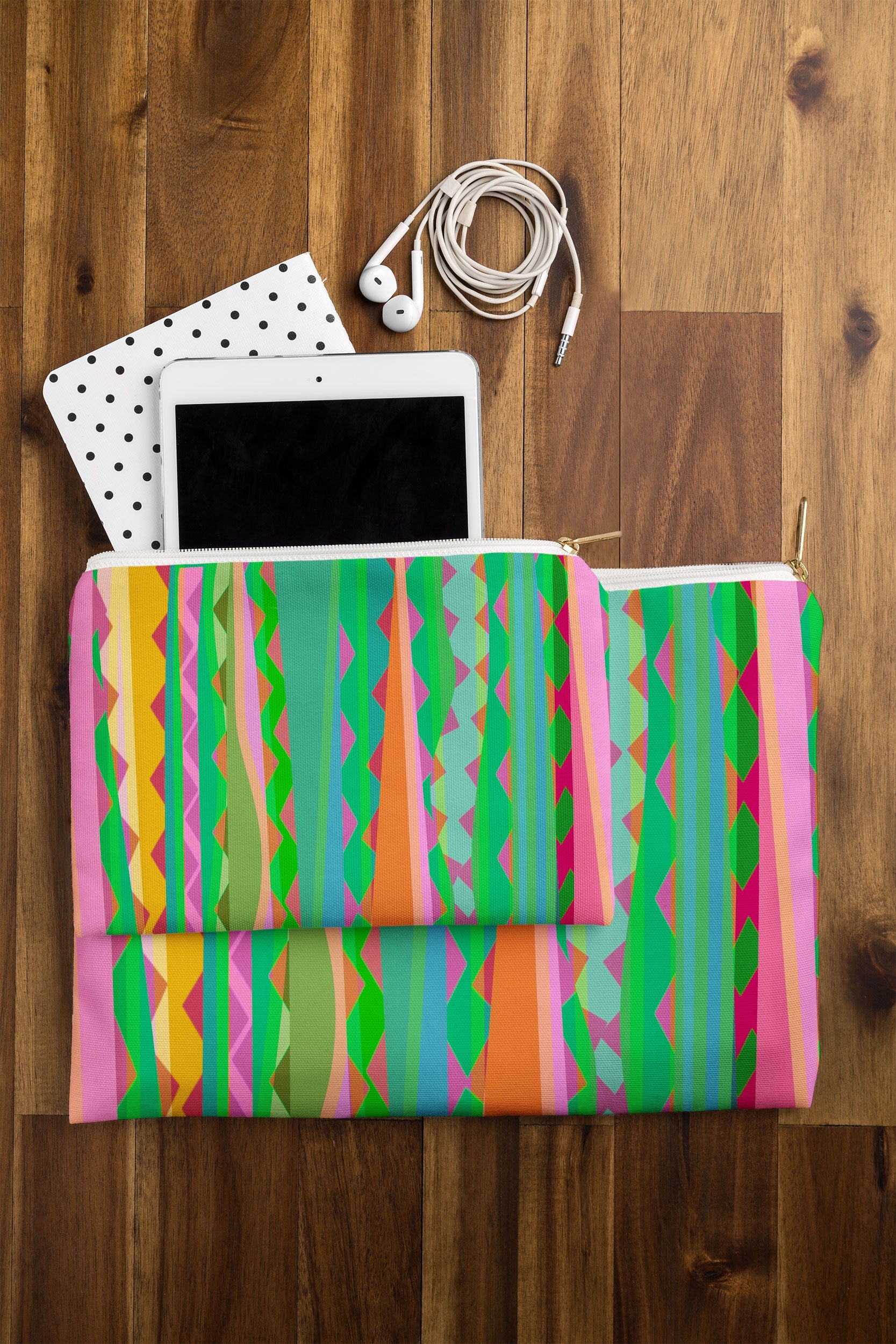 Mirimo Bazaar Brazil Green Pouch