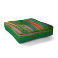 Mirimo Bazaar Brazil Green Floor Pillow Square