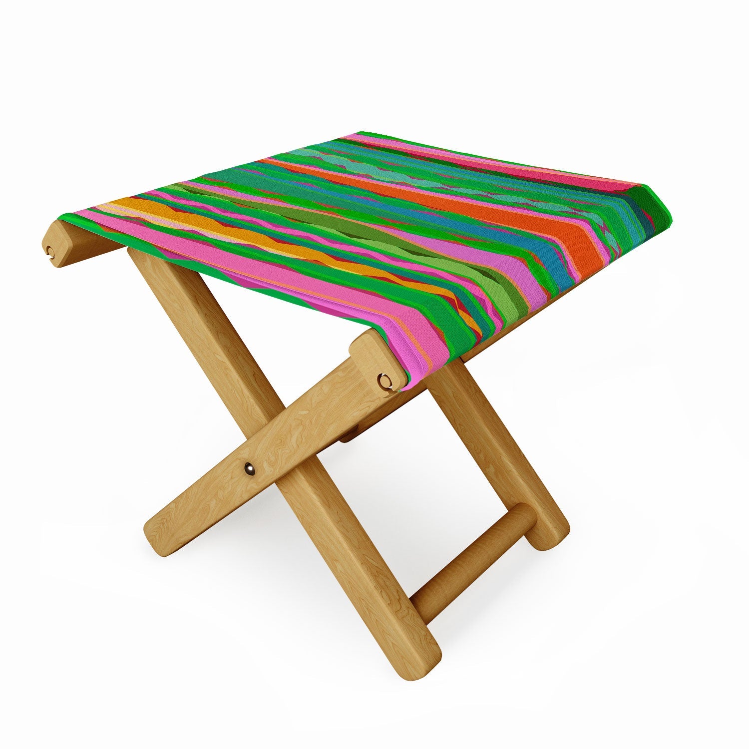 Mirimo Bazaar Brazil Green Folding Stool