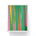 Mirimo Bazaar Brazil Green Framed Mini Art Print