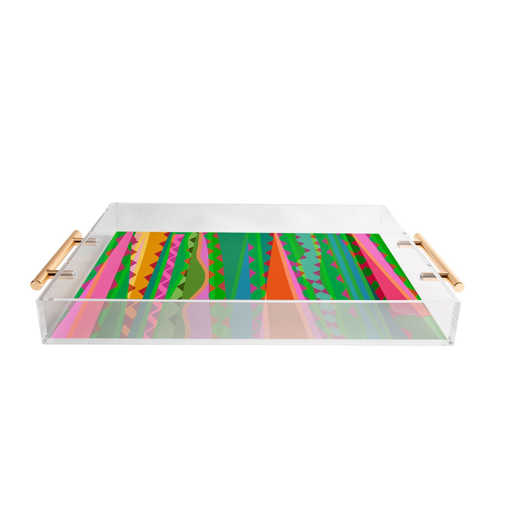 Mirimo Bazaar Brazil Green Acrylic Tray