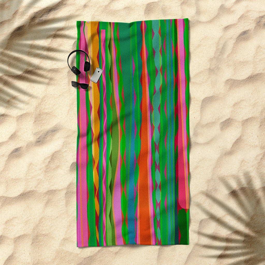 Mirimo Bazaar Brazil Green Beach Towel
