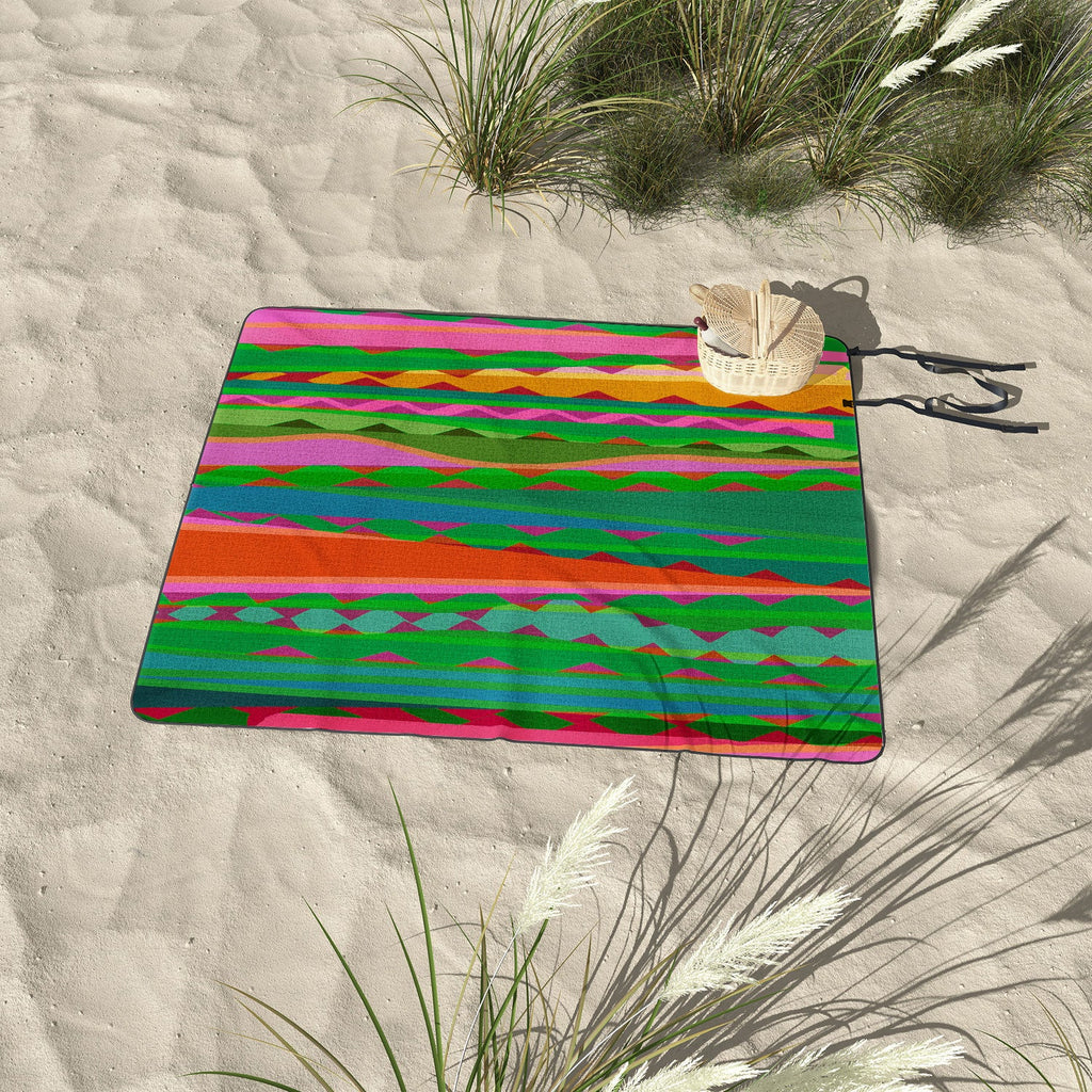 Mirimo Bazaar Brazil Green Picnic Blanket