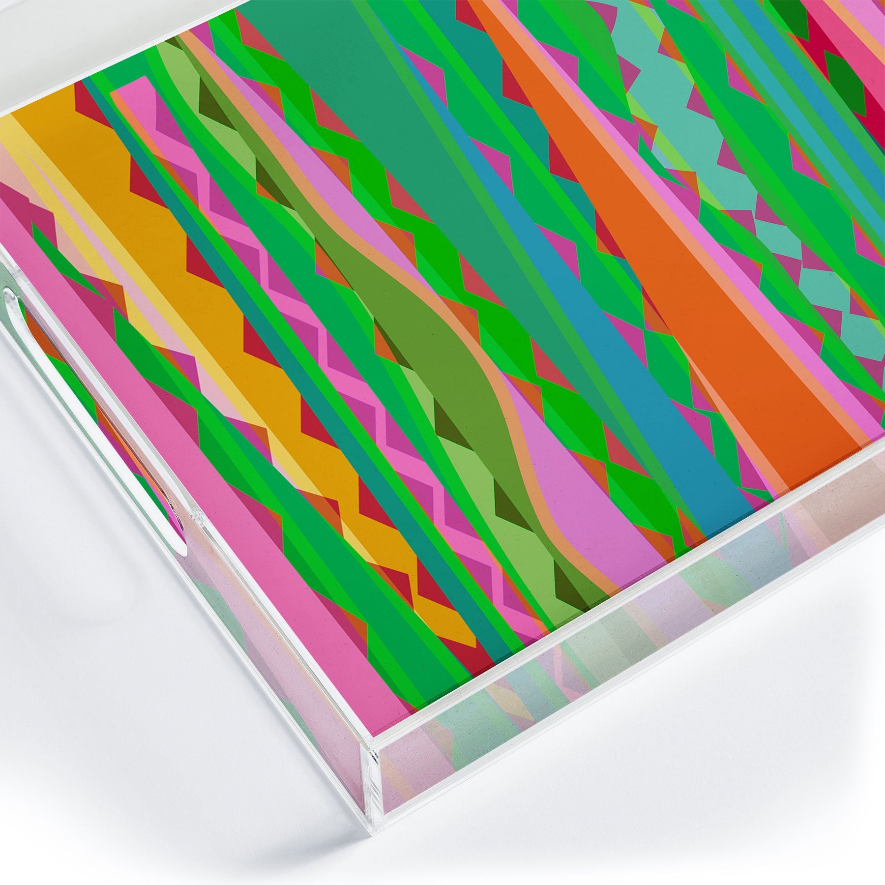 Mirimo Bazaar Brazil Green Acrylic Tray