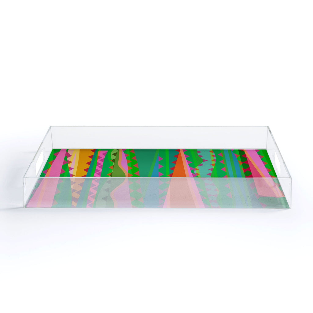 Mirimo Bazaar Brazil Green Acrylic Tray