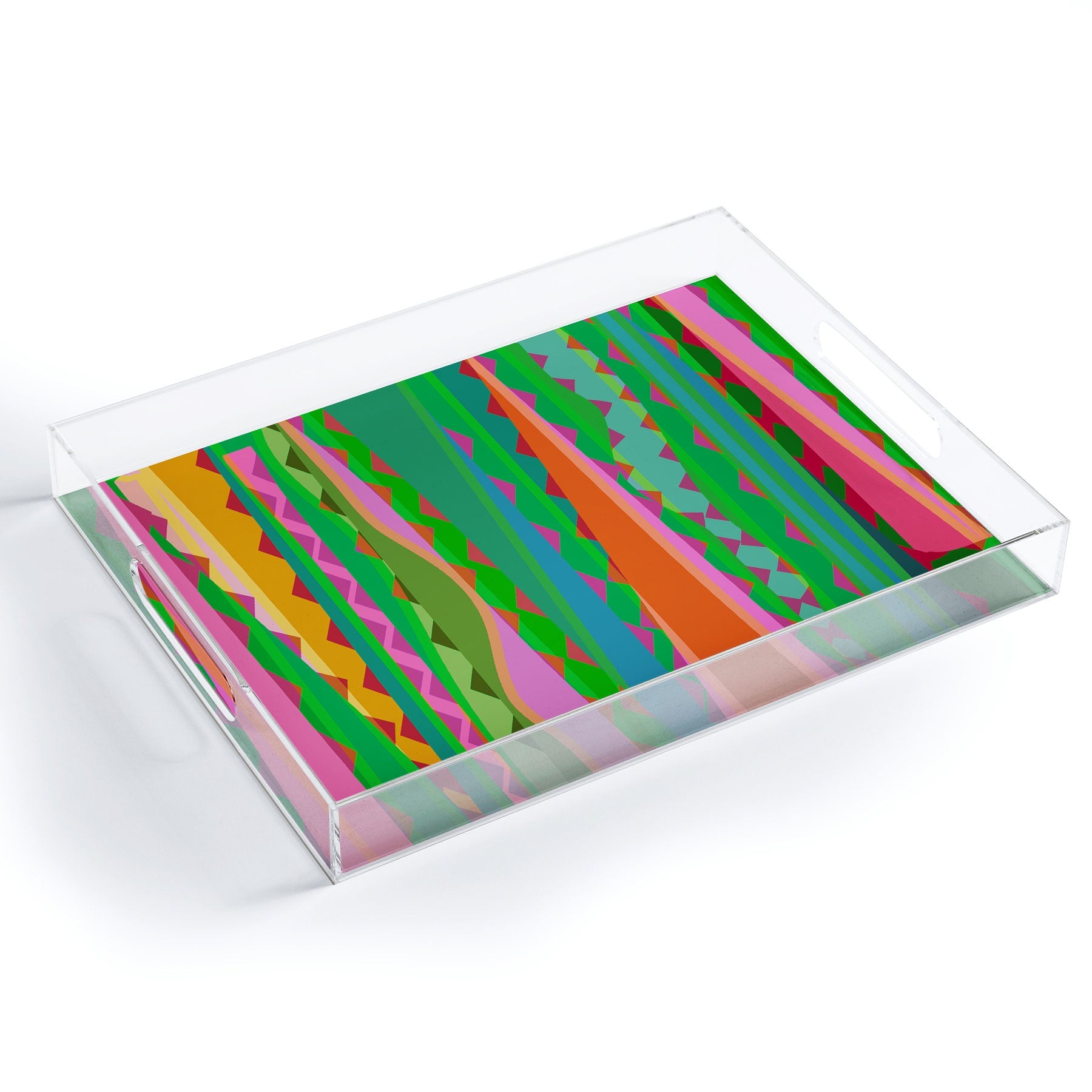 Mirimo Bazaar Brazil Green Acrylic Tray