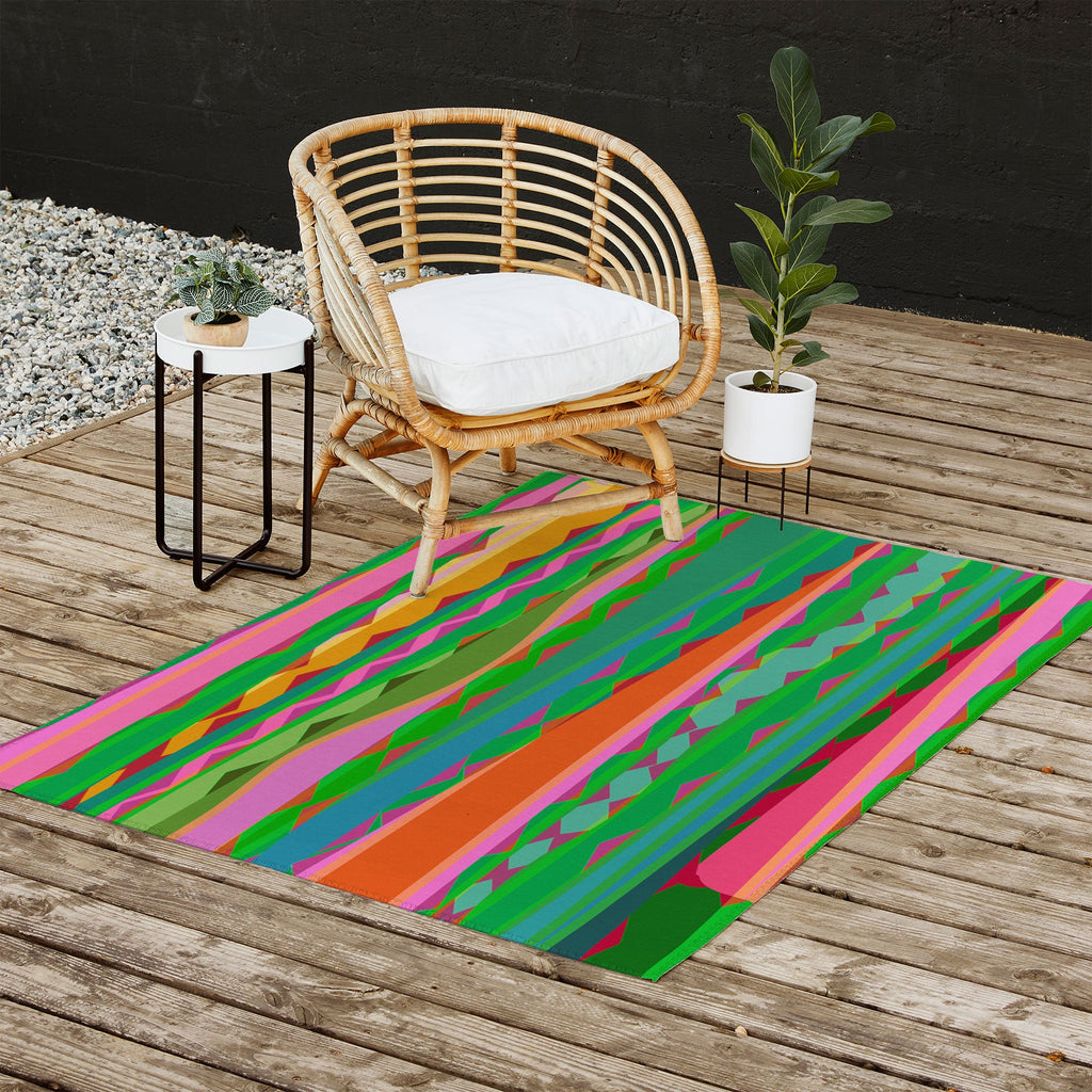 Mirimo Bazaar Brazil Green Outdoor Rug