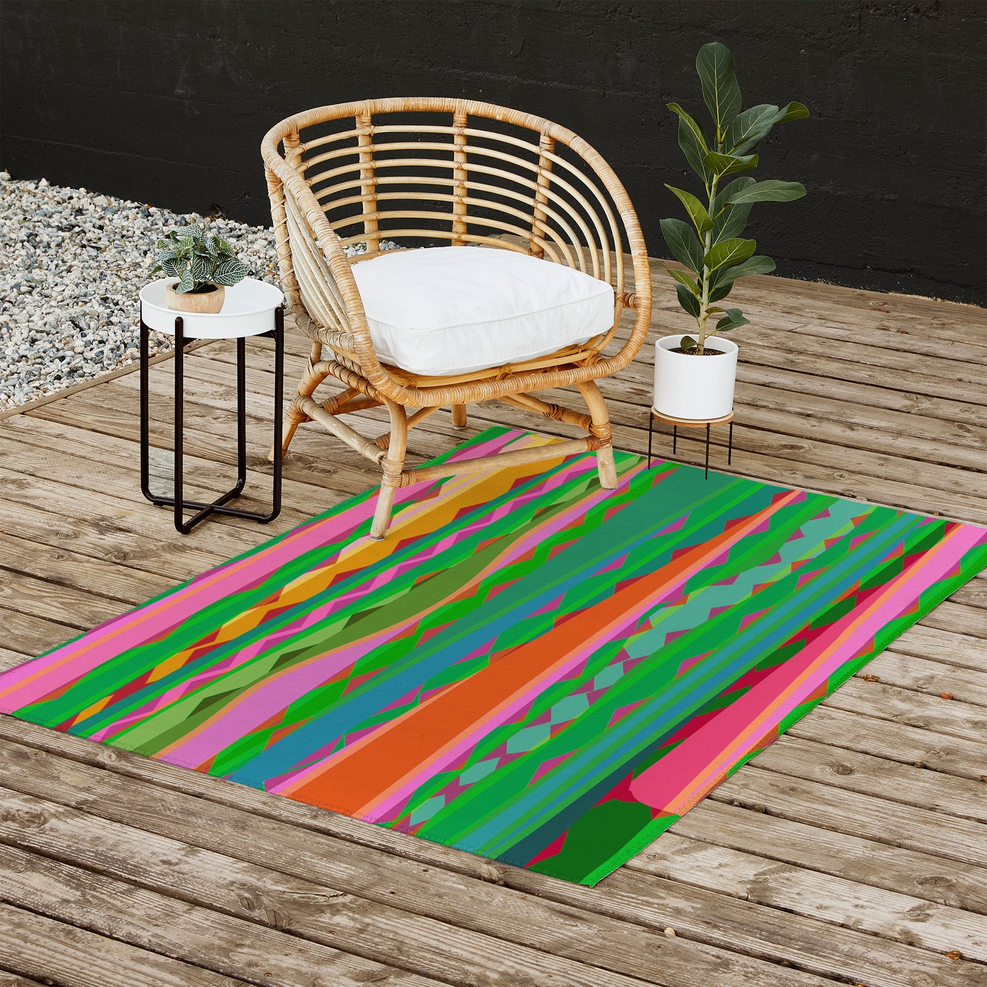 Mirimo Bazaar Brazil Green Outdoor Rug
