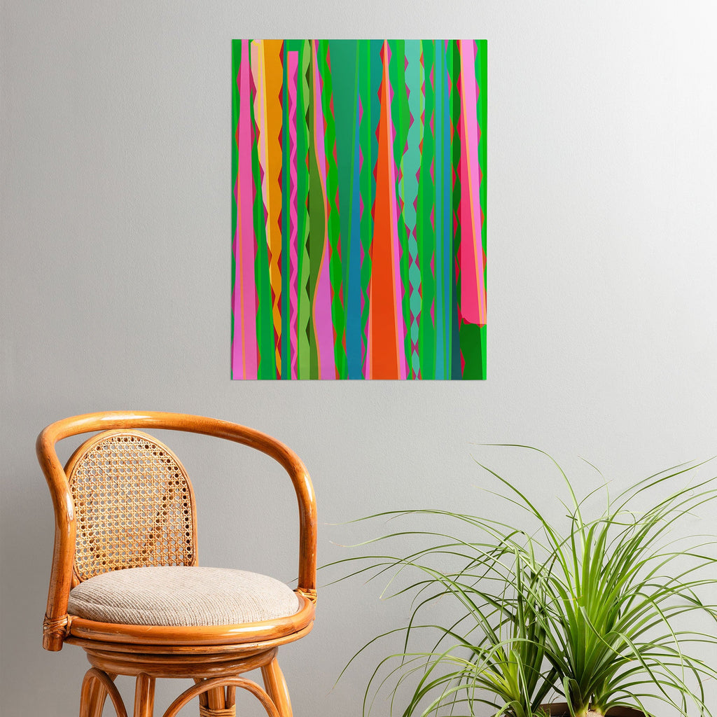 Mirimo Bazaar Brazil Green Poster