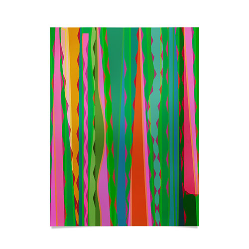 Mirimo Bazaar Brazil Green Poster