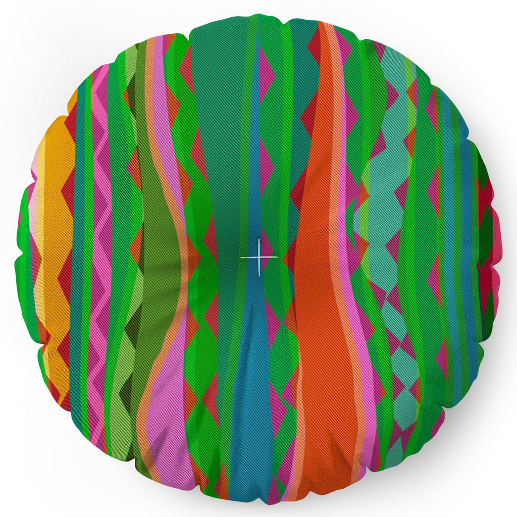 Mirimo Bazaar Brazil Green Floor Pillow Round