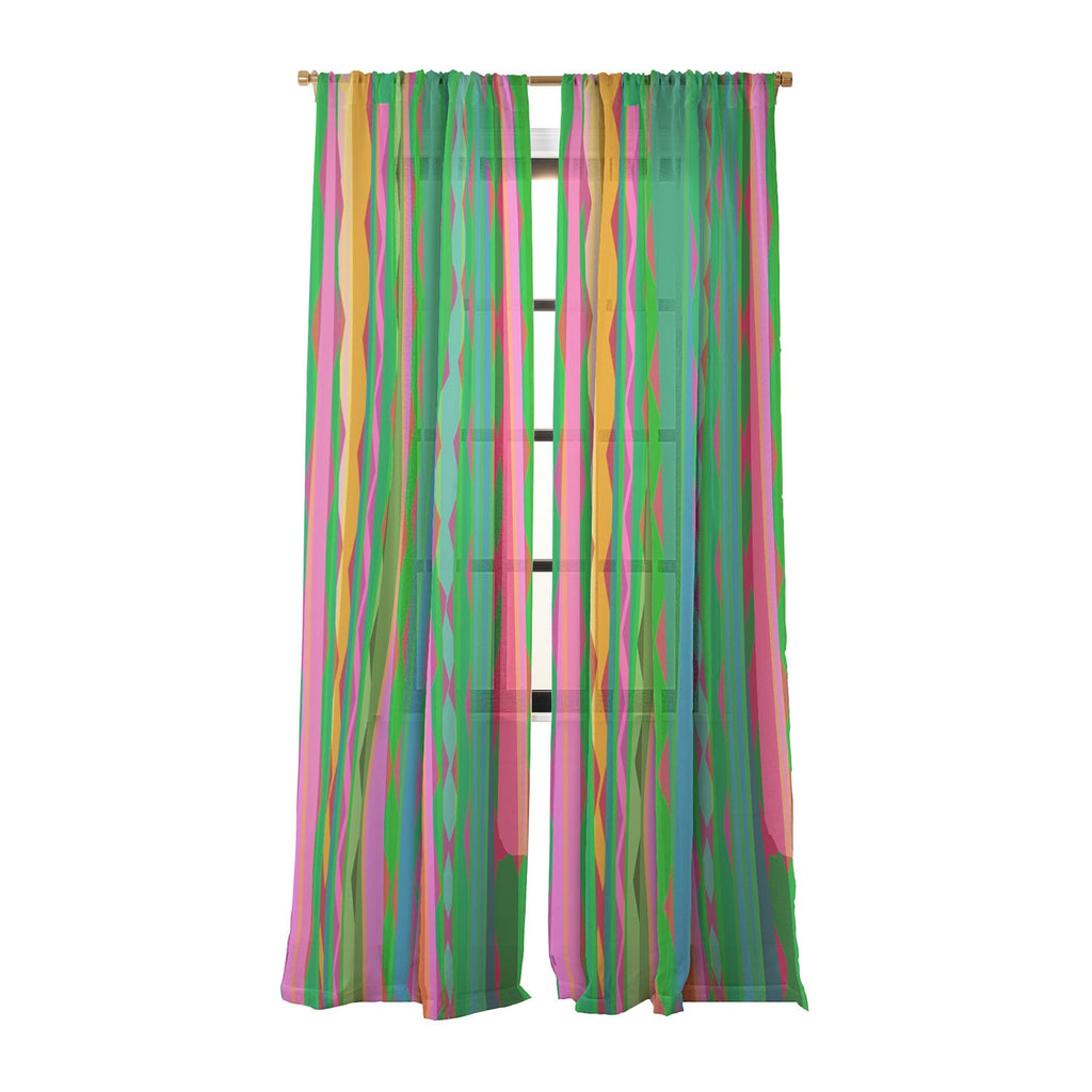 Mirimo Bazaar Brazil Green Sheer Non Repeat