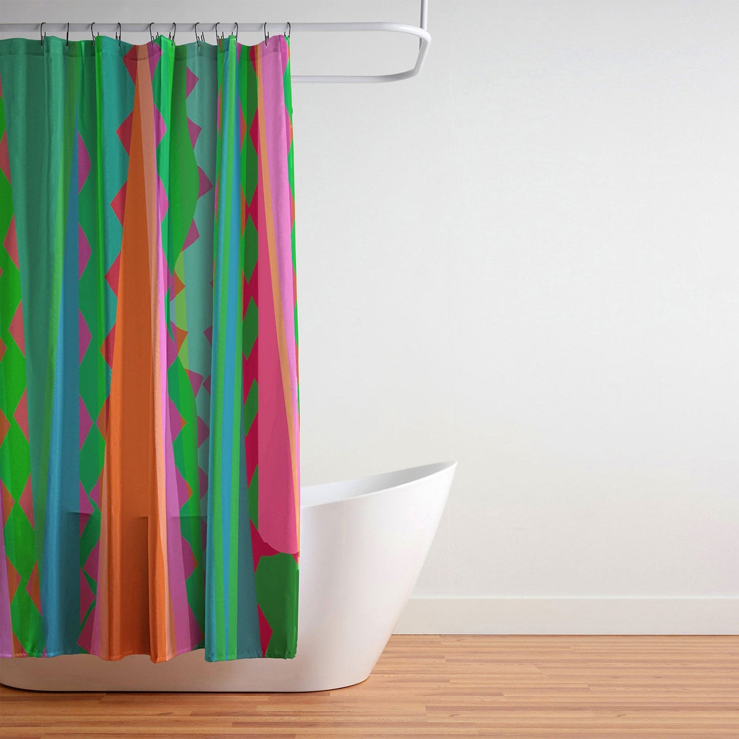 Mirimo Bazaar Brazil Green Shower Curtain