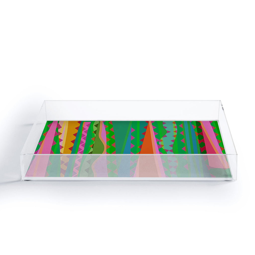 Mirimo Bazaar Brazil Green Acrylic Tray