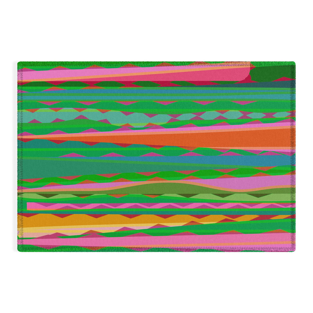 Mirimo Bazaar Brazil Green Outdoor Rug
