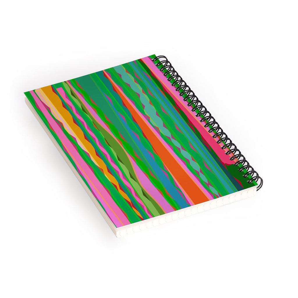 Mirimo Bazaar Brazil Green Spiral Notebook