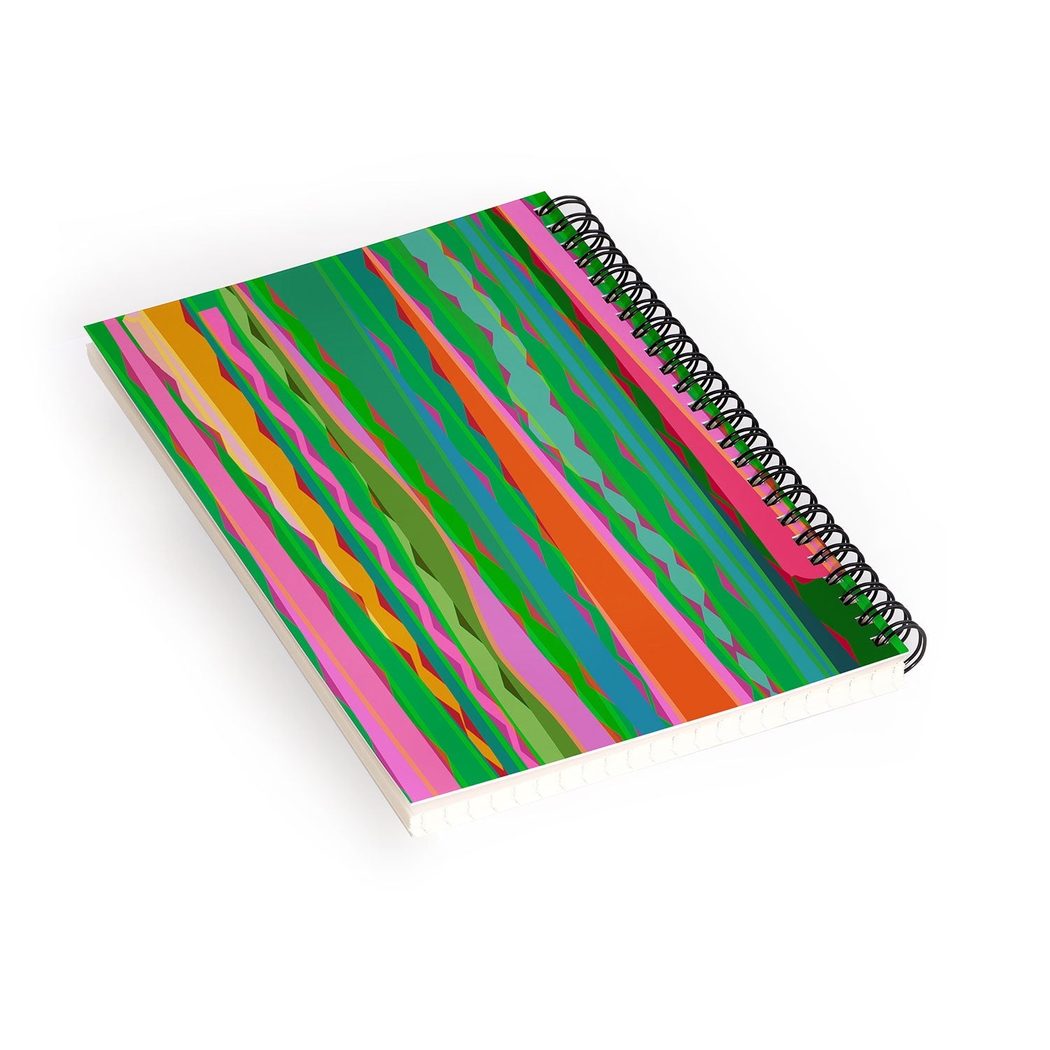 Mirimo Bazaar Brazil Green Spiral Notebook
