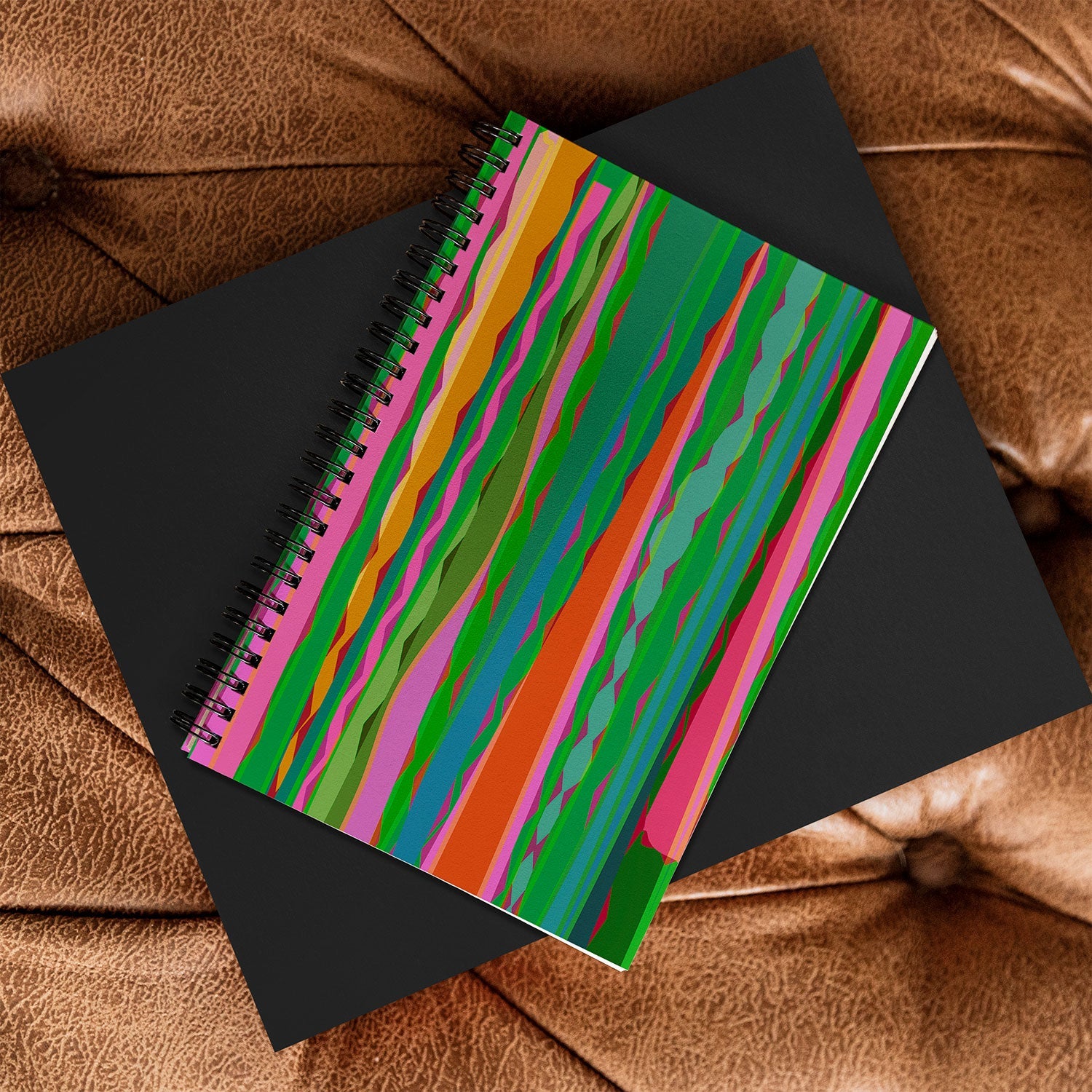 Mirimo Bazaar Brazil Green Spiral Notebook