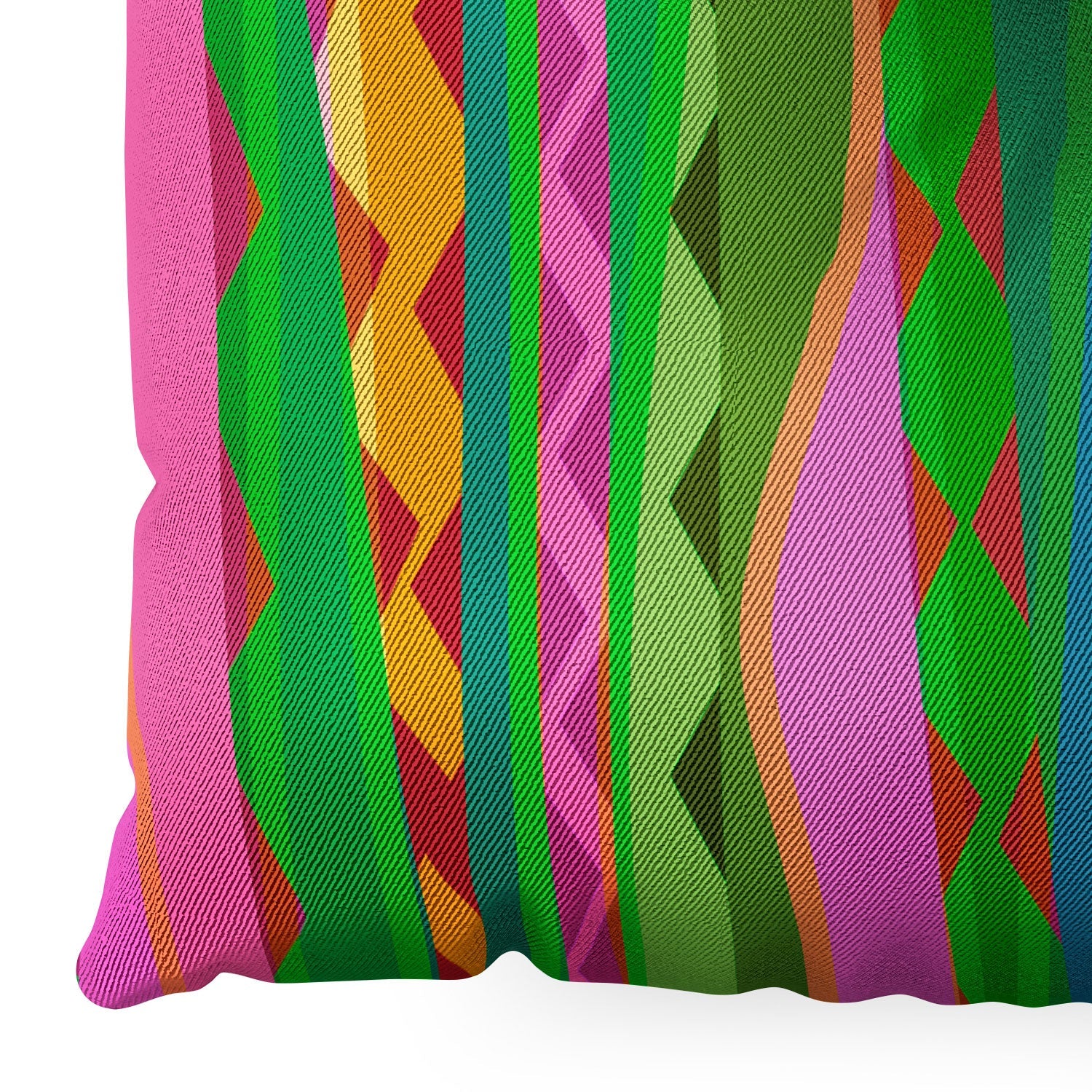 Mirimo Bazaar Brazil Green Floor Pillow Square