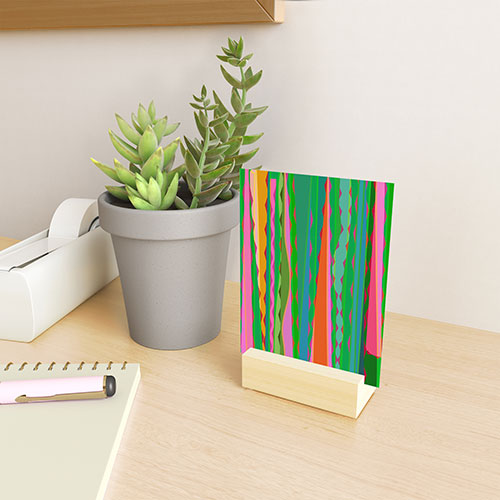 Mirimo Bazaar Brazil Green Mini Art Print