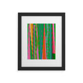 Mirimo Bazaar Brazil Green Framed Art Print