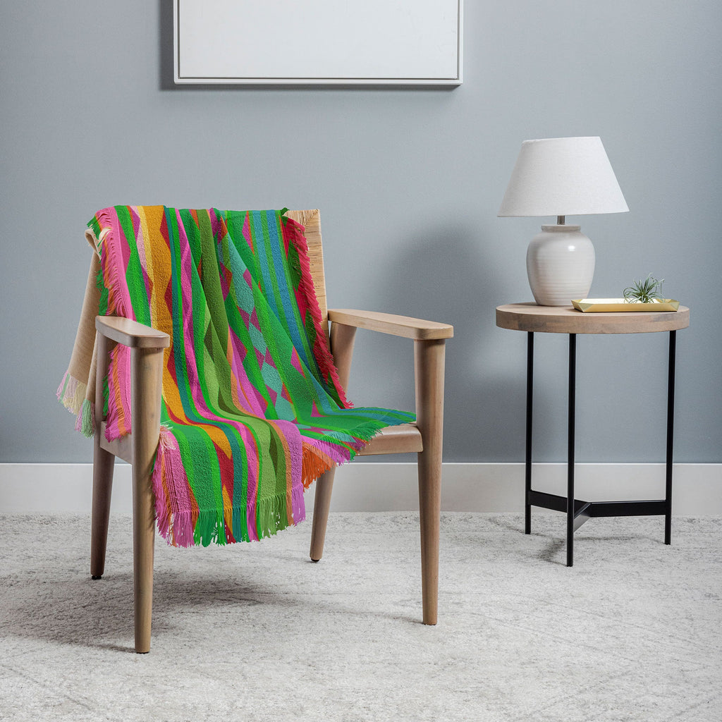 Mirimo Bazaar Brazil Green Throw Blanket