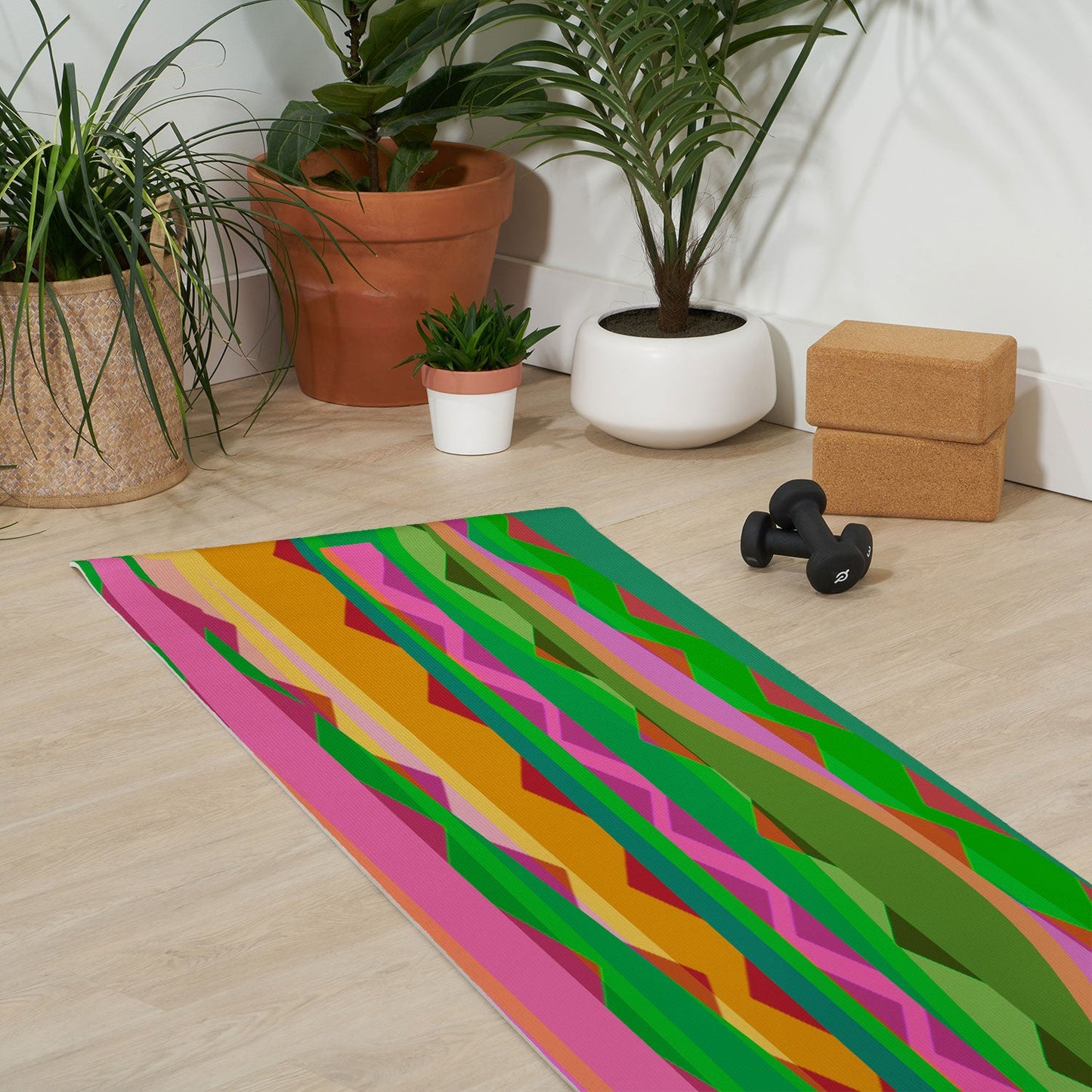 Mirimo Bazaar Brazil Green Yoga Mat