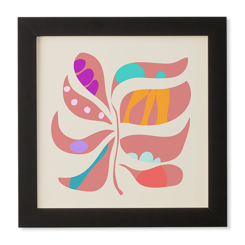 Mirimo Boho Leaf Framed Wall Art