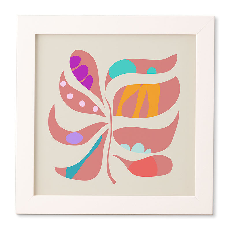 Mirimo Boho Leaf Framed Wall Art