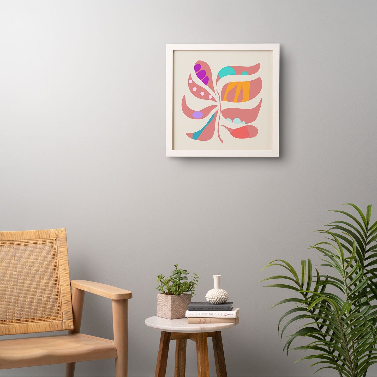 Mirimo Boho Leaf Framed Wall Art