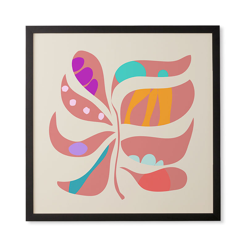Mirimo Boho Leaf Framed Wall Art