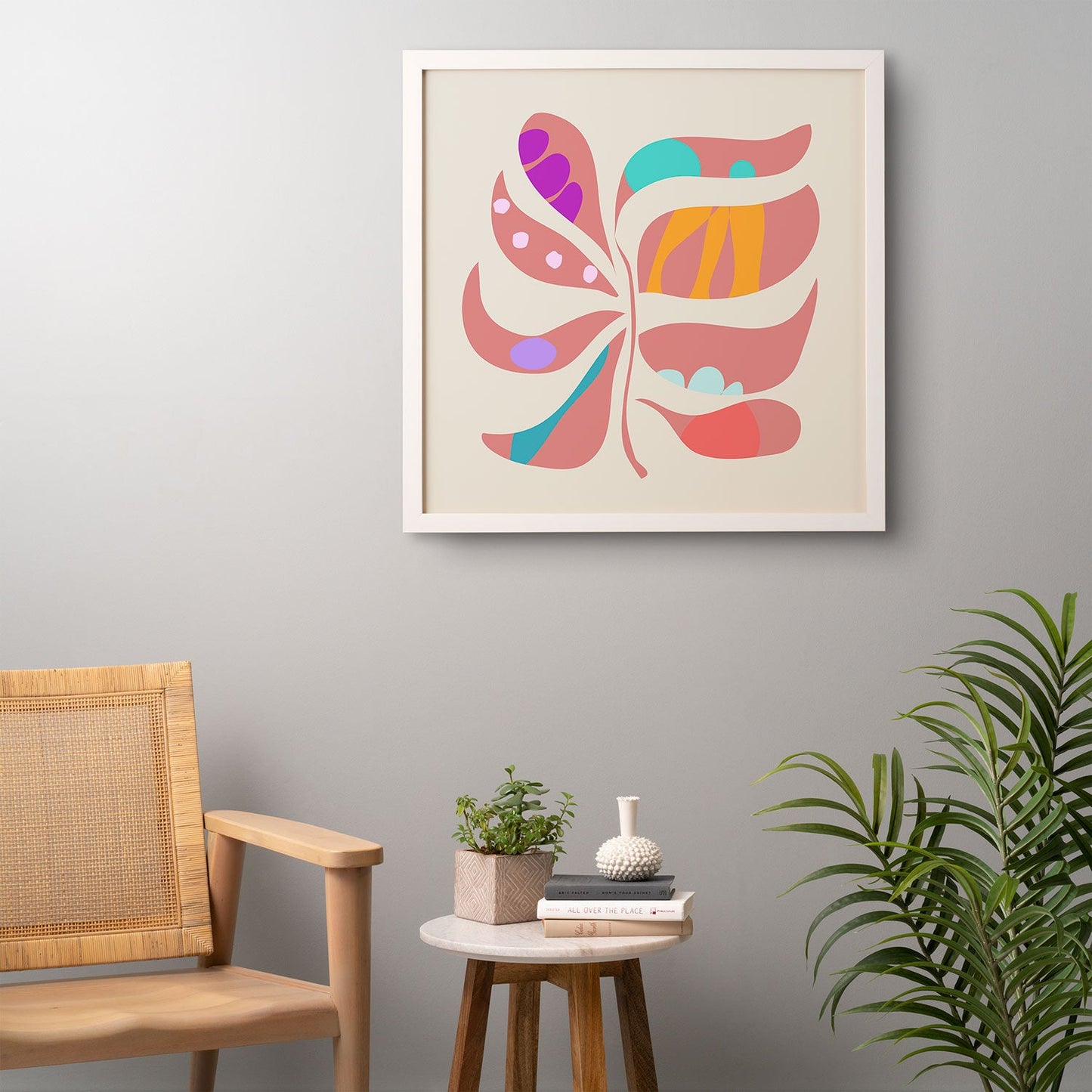 Mirimo Boho Leaf Framed Wall Art