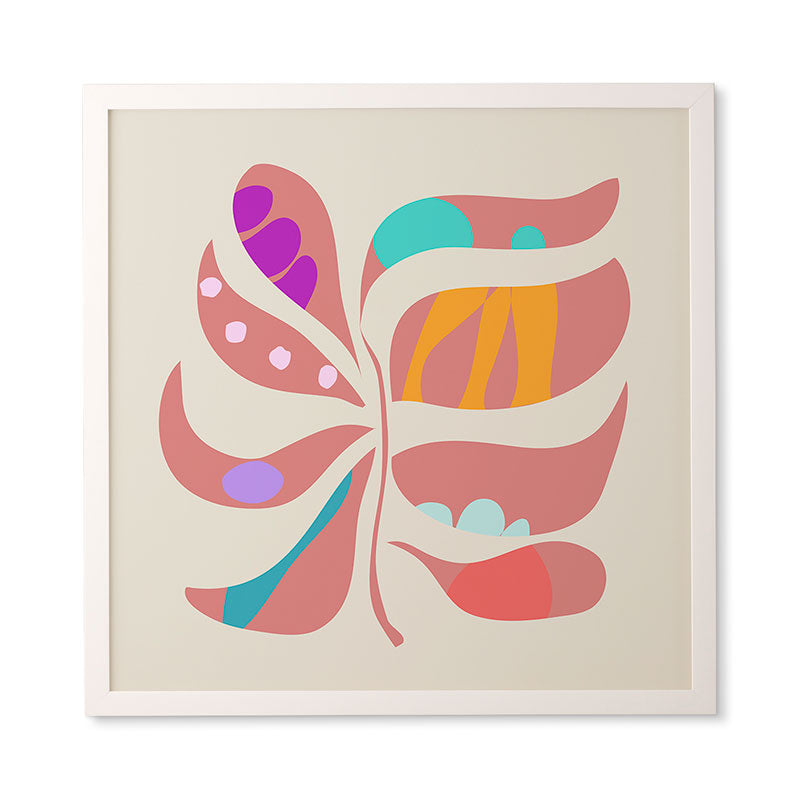 Mirimo Boho Leaf Framed Wall Art
