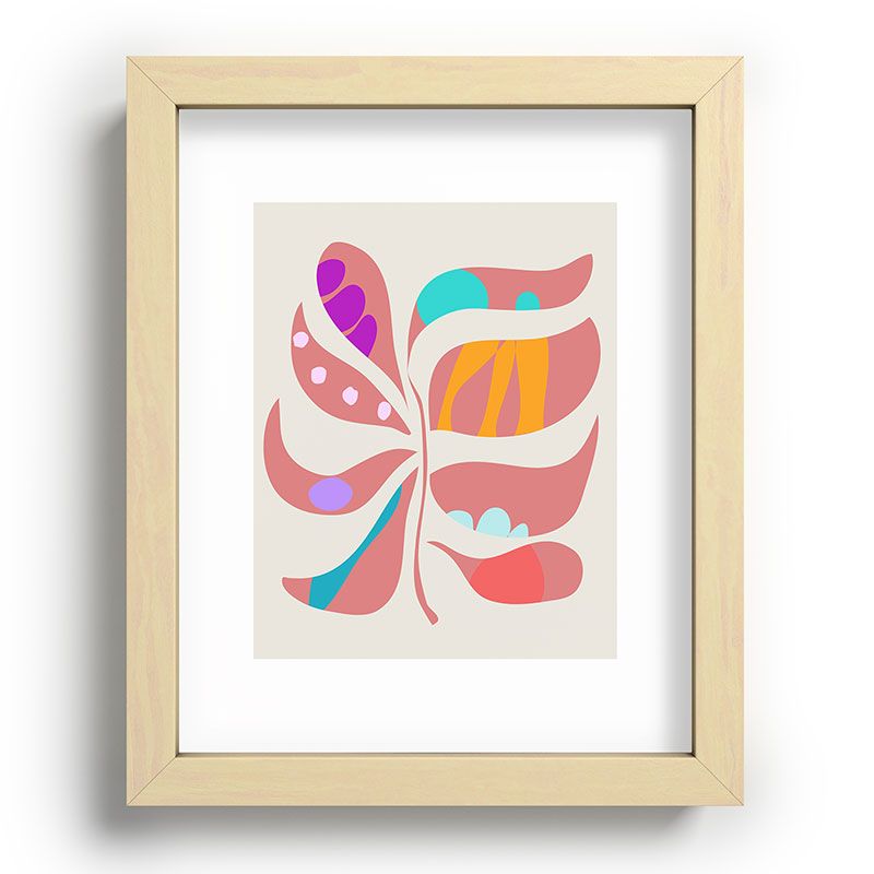 Mirimo Boho Leaf Recessed Framing Rectangle