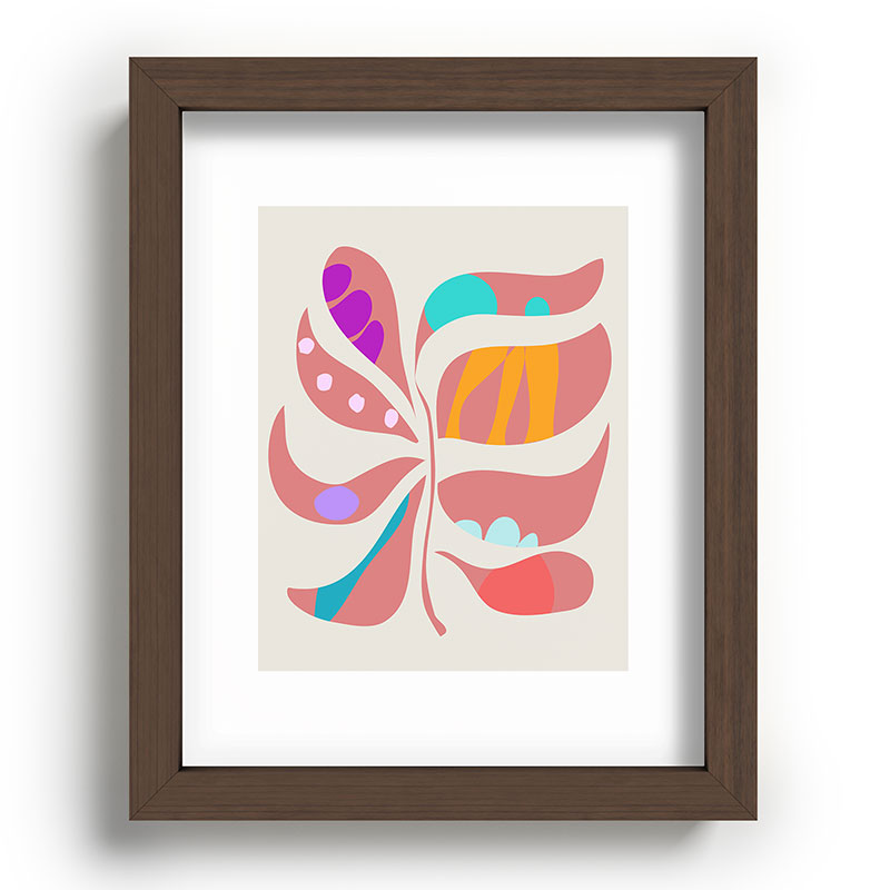 Mirimo Boho Leaf Recessed Framing Rectangle