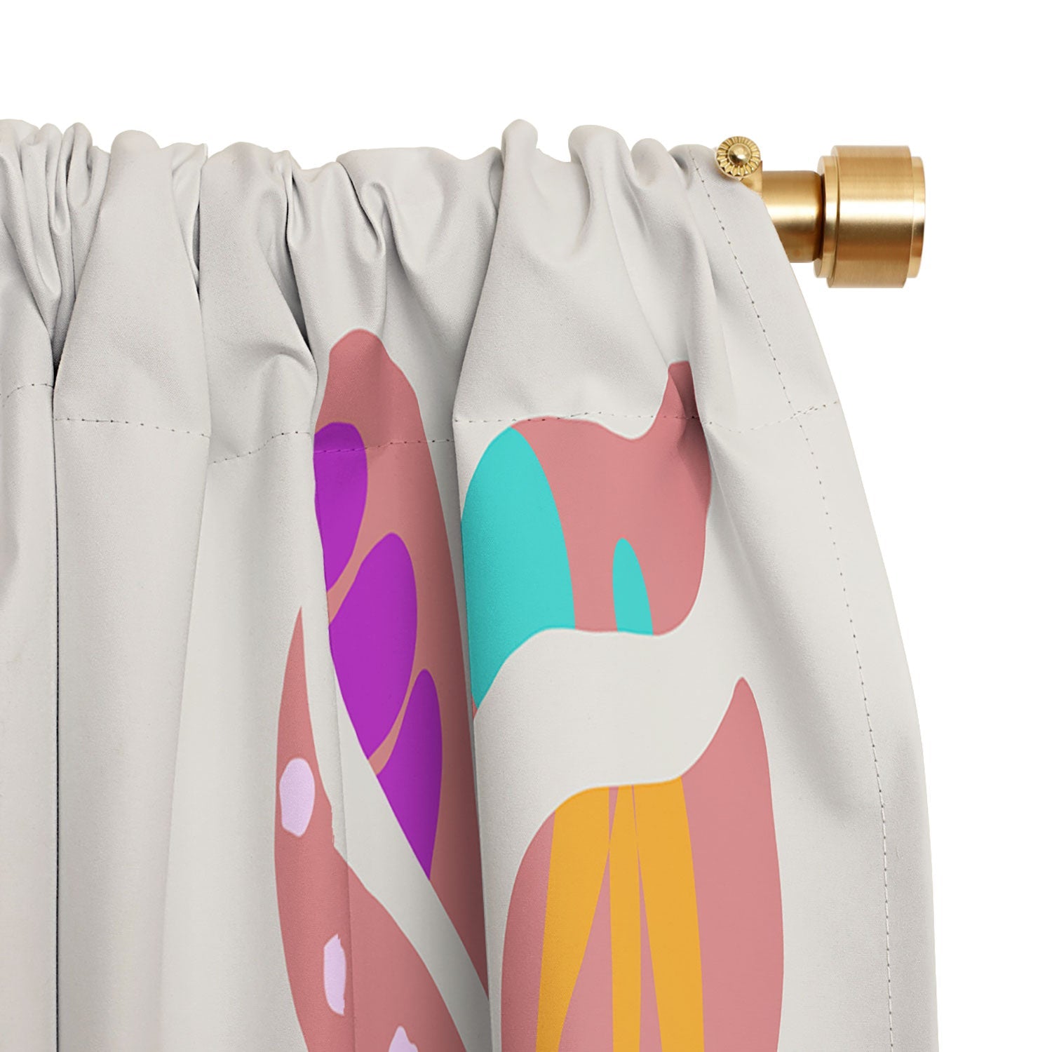 Mirimo Boho Leaf Blackout Window Curtain