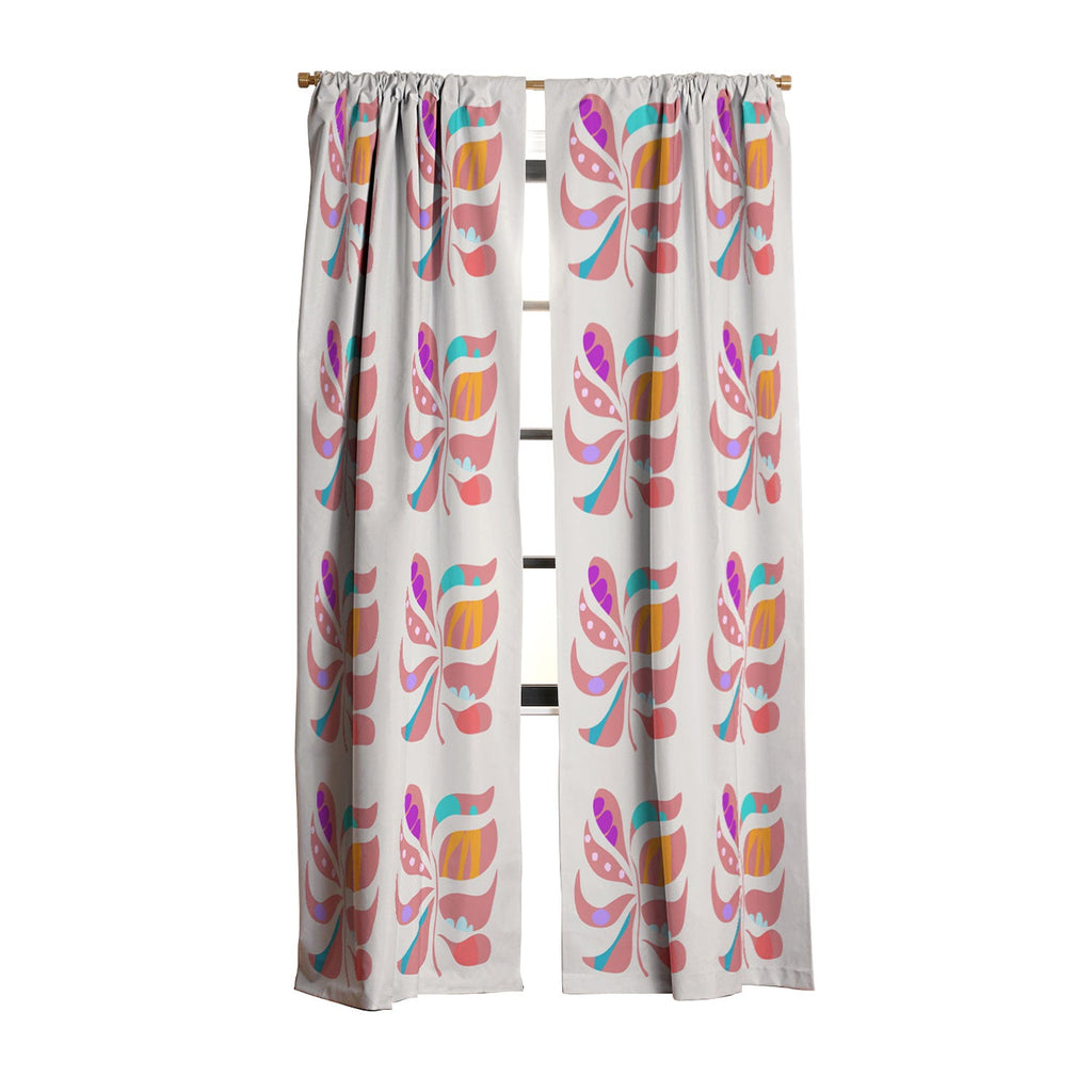 Mirimo Boho Leaf Blackout Window Curtain