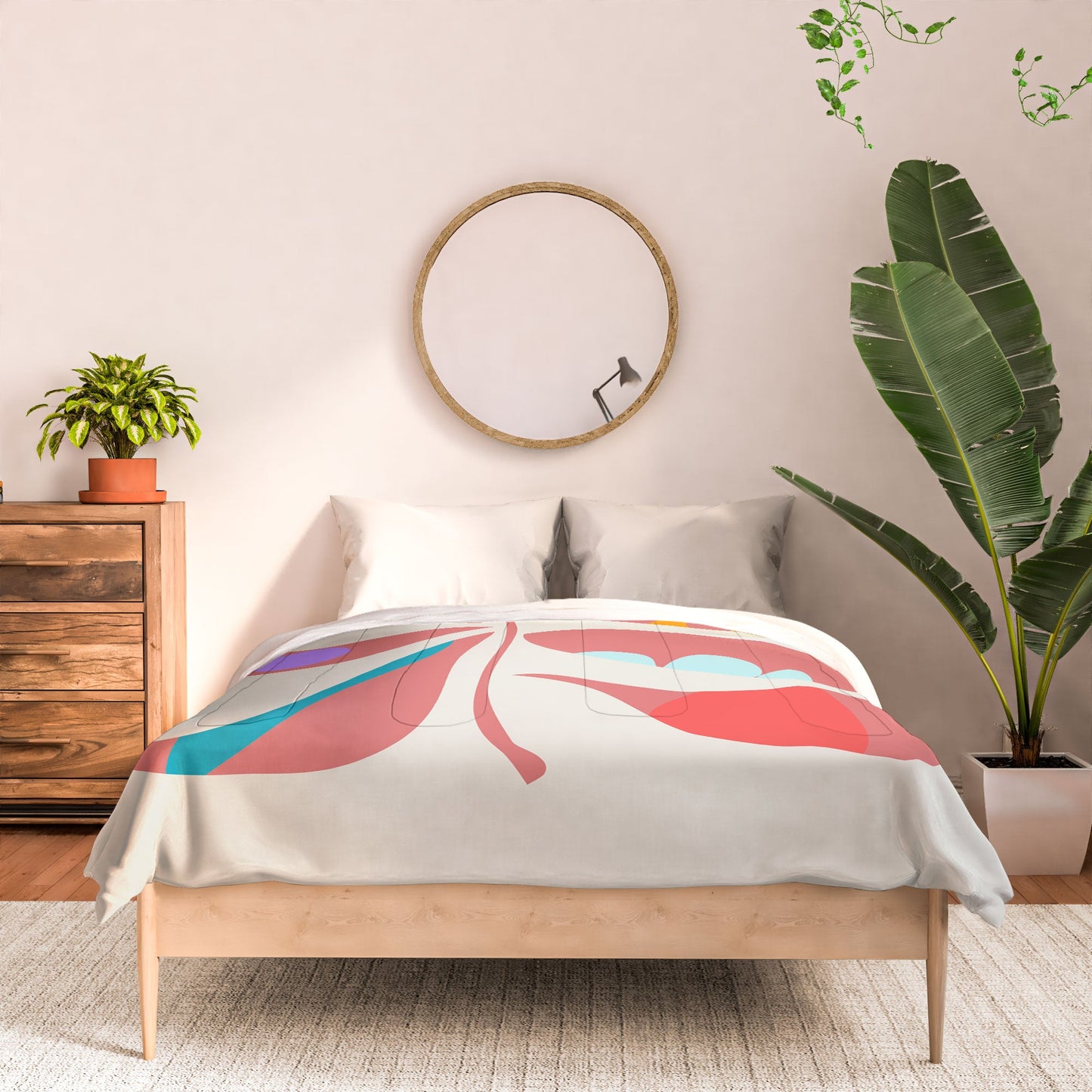 Mirimo Boho Leaf Comforter