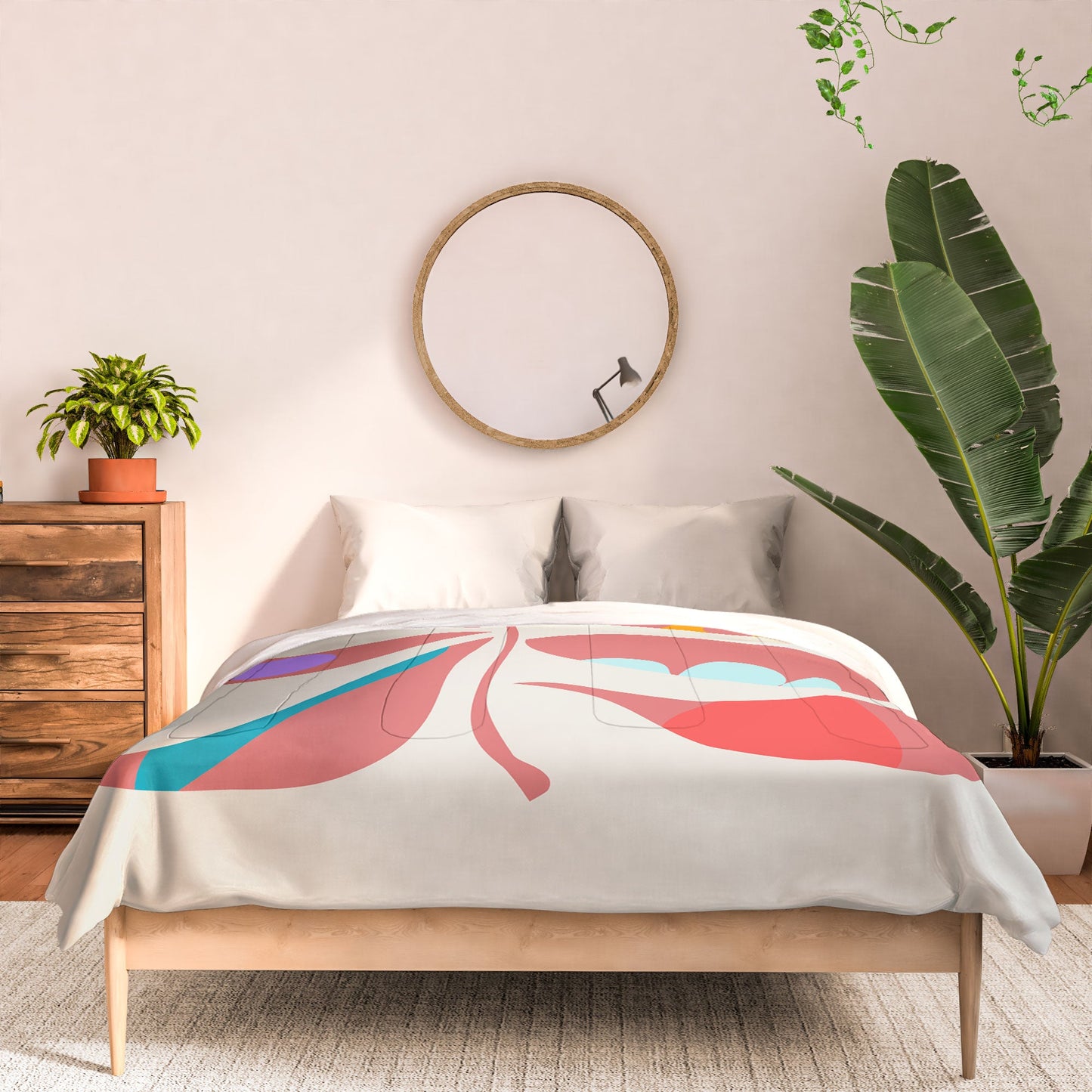 Mirimo Boho Leaf Comforter