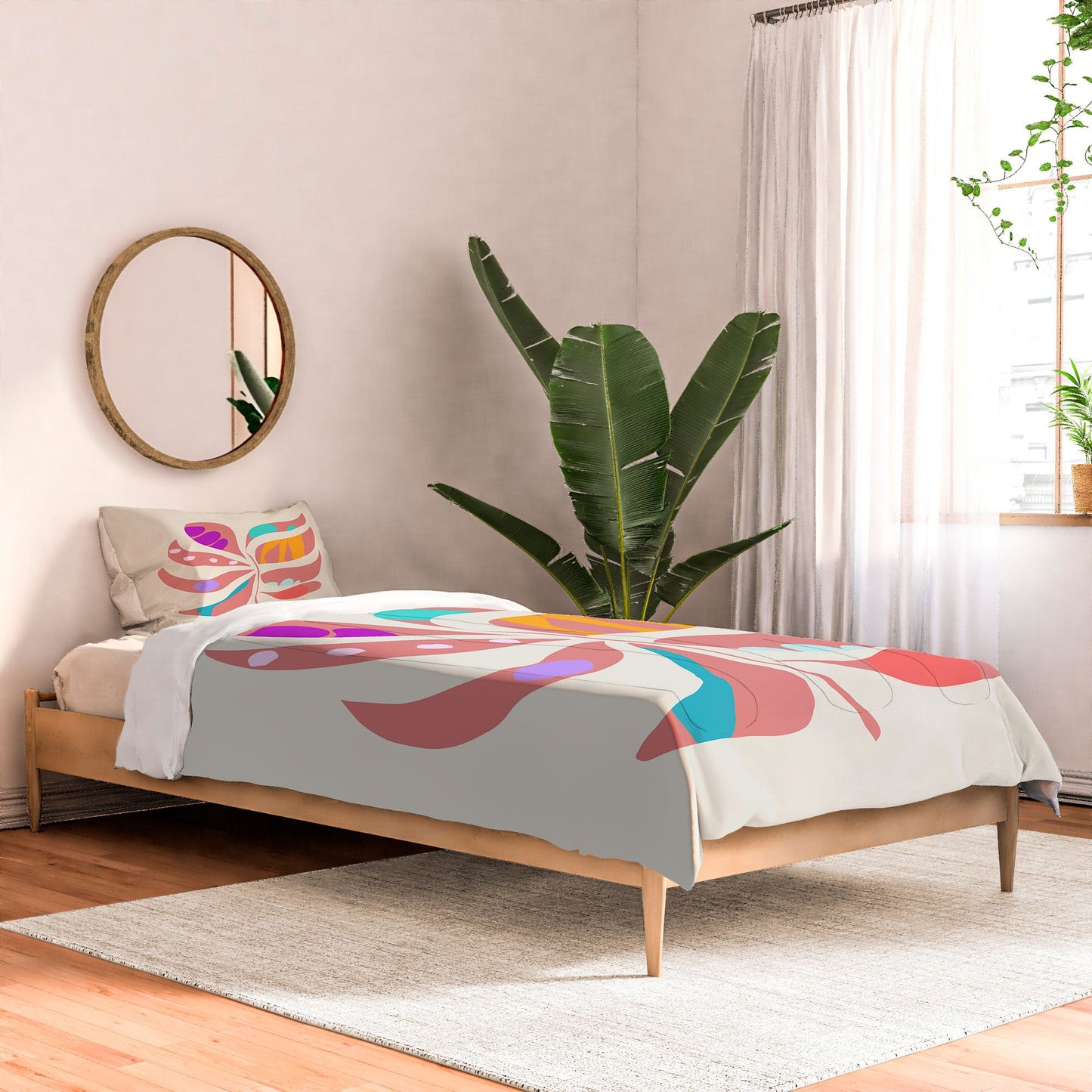 Mirimo Boho Leaf Comforter