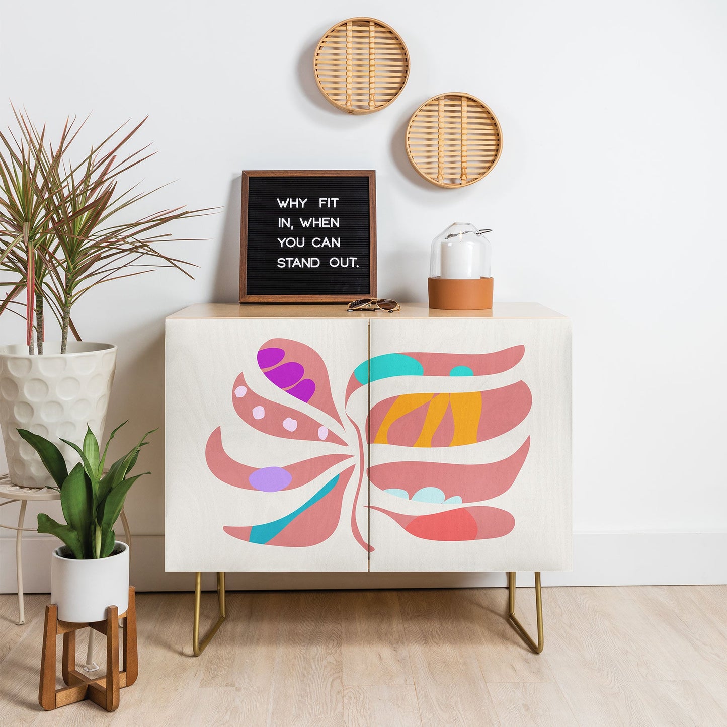 Mirimo Boho Leaf Credenza