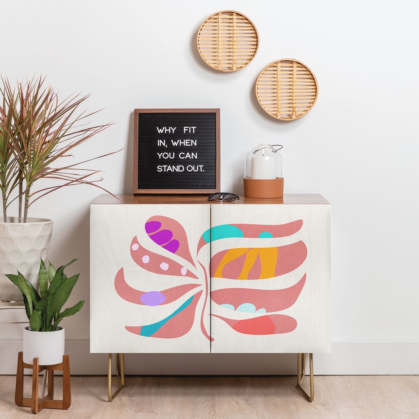 Mirimo Boho Leaf Credenza