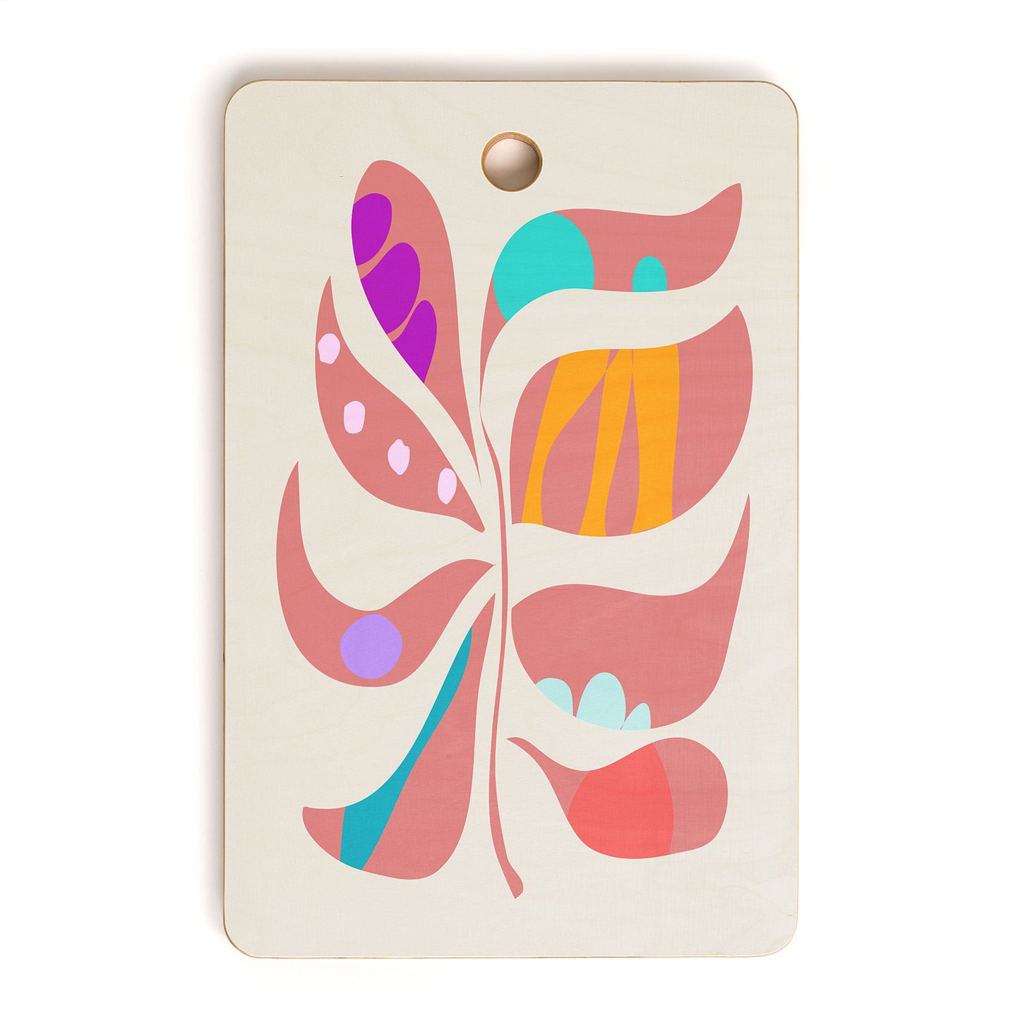 Mirimo Boho Leaf Cutting Board Rectangle