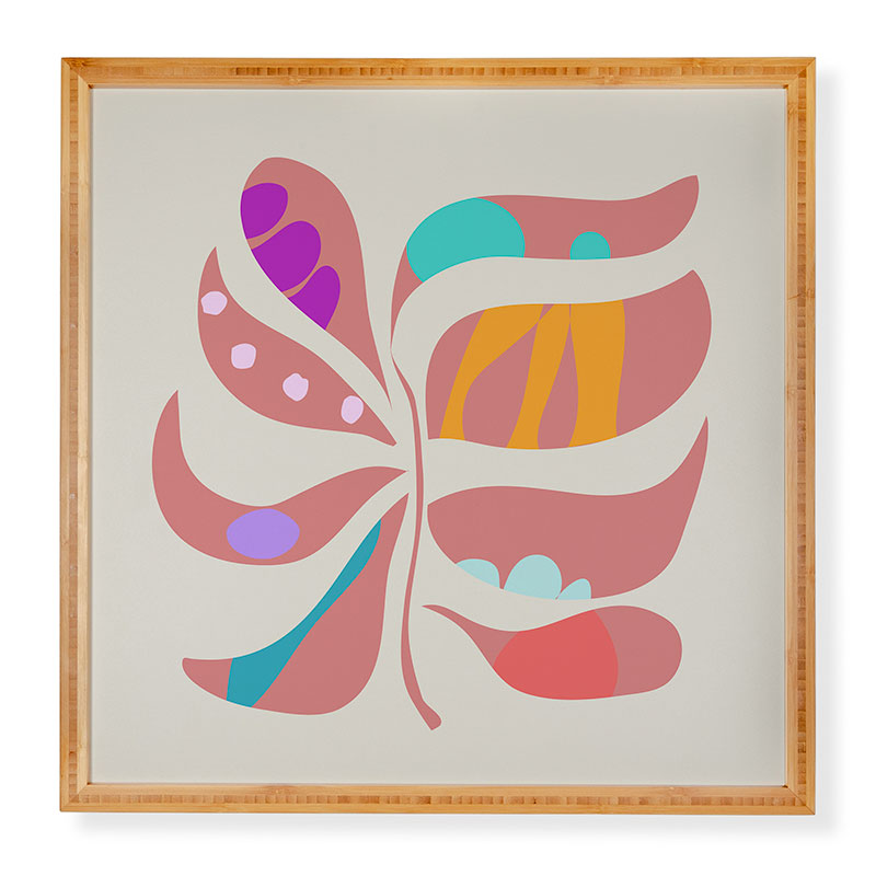 Mirimo Boho Leaf Framed Wall Art