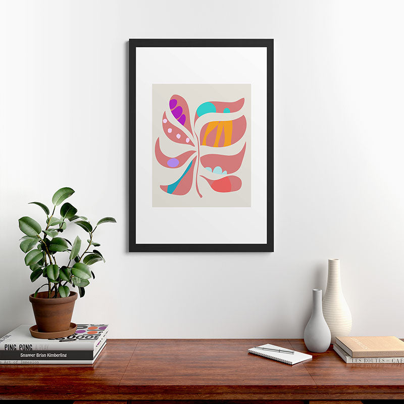 Mirimo Boho Leaf Framed Art Print